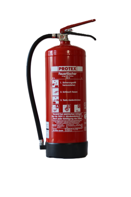 Protex Pulverfeuerlöscher – 6 Liter